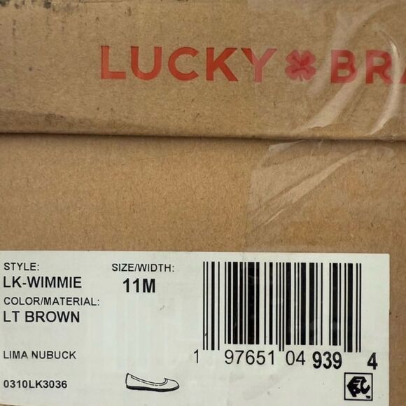 Lucky Brand Tan Flats with Classic Design Wimmie Light Brown Ballet Flats - Picture 16 of 16